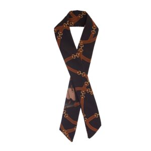 Patachou Horse Print Chiffon Hair Scarf