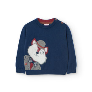 Boboli Fox Knit Jumper