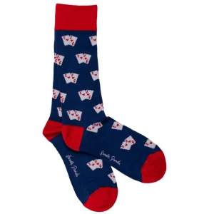 Swole Panda Playing Cards Socks