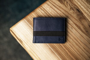 Sloane Leather Navy Wallet