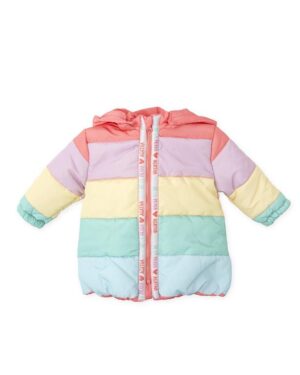 Agatha Ruiz Rainbow Colourbloc Parka Jacket