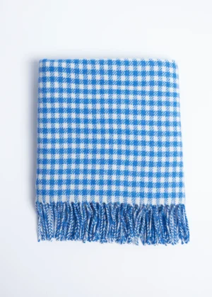 Foxford Check Baby Throw