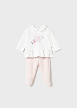 Mayoral Newborn Top and Legging Set