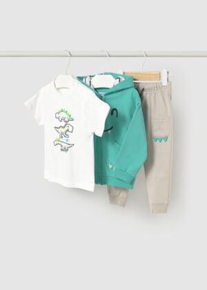 Mayoral Baby Boy Dinosaur Tracksuit Set