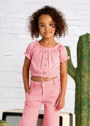 Mayoral Girls' Salmon Top