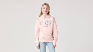 Levi's Girls Seasonal Pink Hoodie