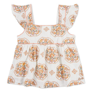 Levi's Teen Girl Print Flutter Sleeve Top