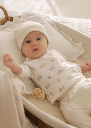 Mayoral Unisex Legging, Top and Hat Set