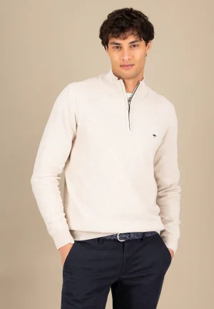 Fynch Hatton Half Zip Jumper