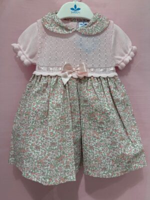 Sardon Knit Floral Dress