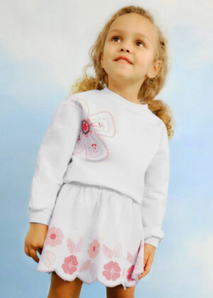 Mayoral Girls Embroidered Skirt