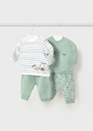 Mayoral Baby Boys 4-Piece Sweat and Jogger Set