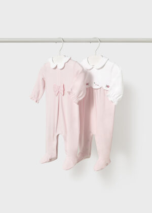 Mayoral Baby Girl Twin Set Onsies