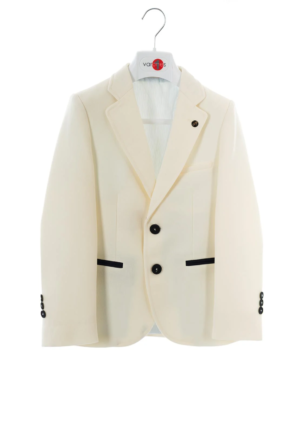 One Varones Cream Blazer