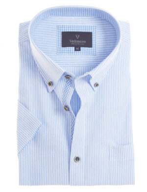 Vedoneire Short Sleeve Stripe Shirt