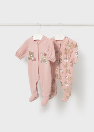 Mayoral Baby Girl Twin Onsies