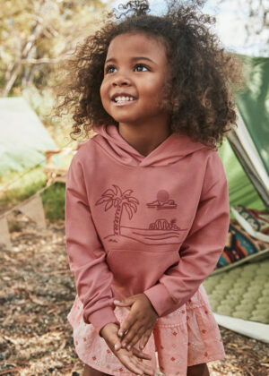 Mayoral Girls Palm Tree Hoodie