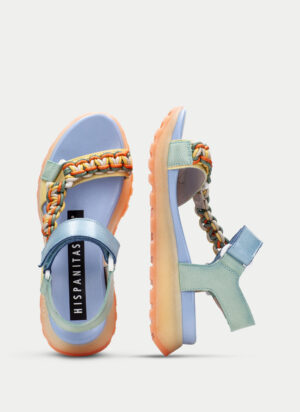 Hispanitas Sports Sandal — Urban Style with Macramé Detail