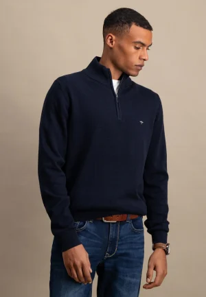 Fynch Hatton Half Zip Jumper