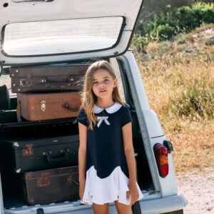 Patachou Drop Waist Dress