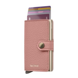 Secrid Pebble Leather Miniwallet (Rose)