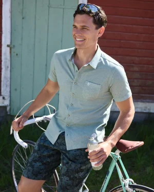 Hajo Full Button Open Front Polo