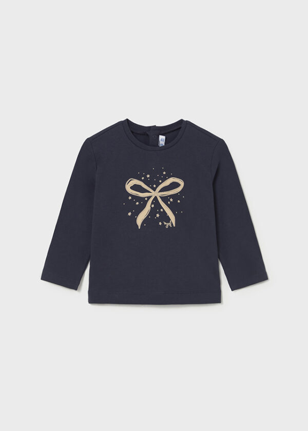 Mayoral Toddler Girl Bow Top