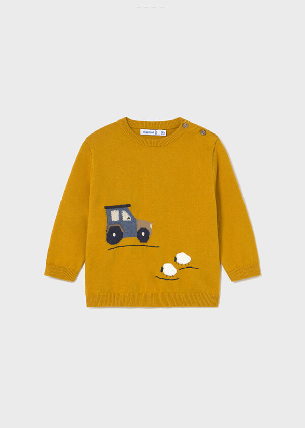 Mayoral Baby Boy Tractor Jumper