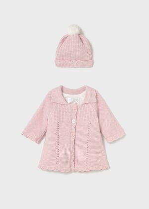 Mayoral Baby Knitted Coat and Hat