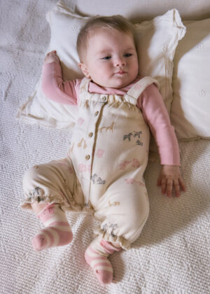 Mayoral Baby Girl Dungaree Set