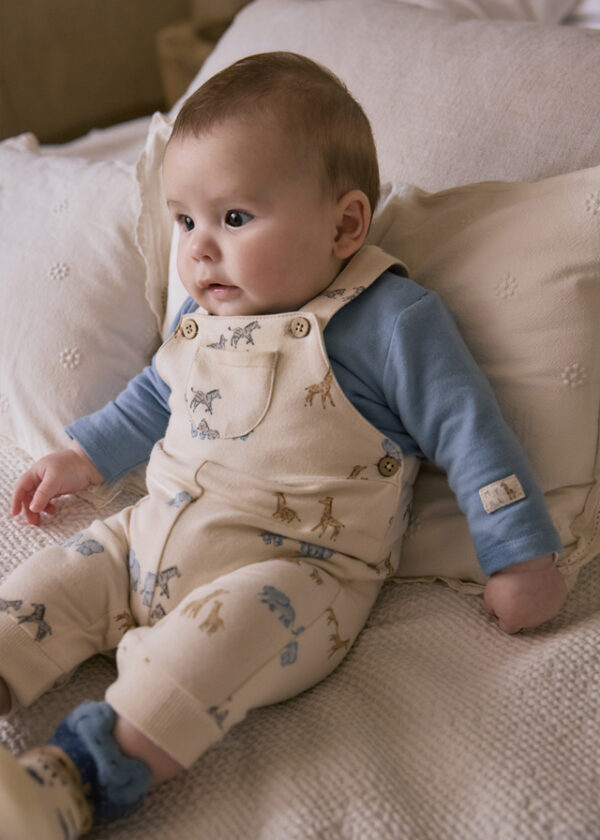 Mayoral Baby Boy Dungaree Set