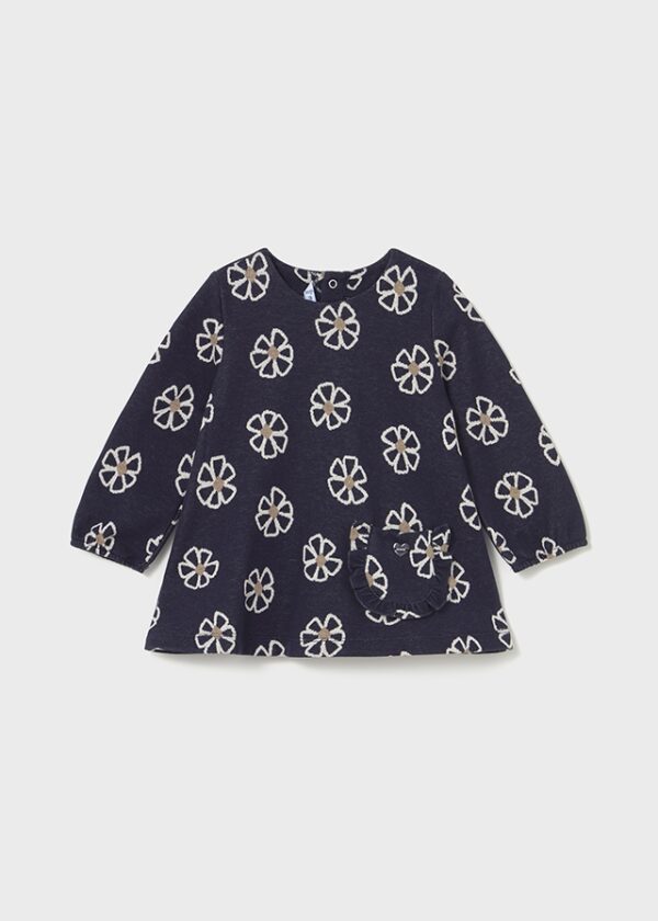 Mayoral Navy Knit Dress