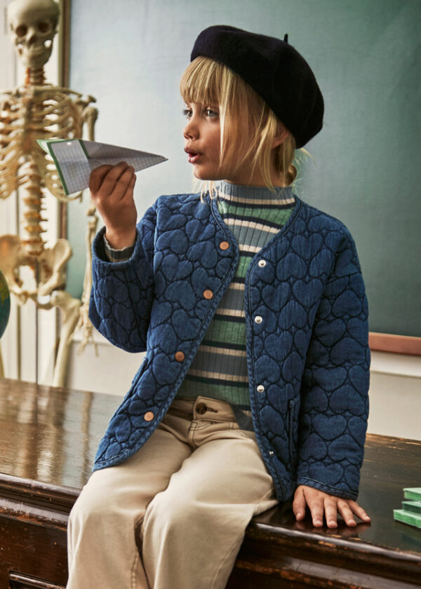 Mayoral Denim Heart Jacket