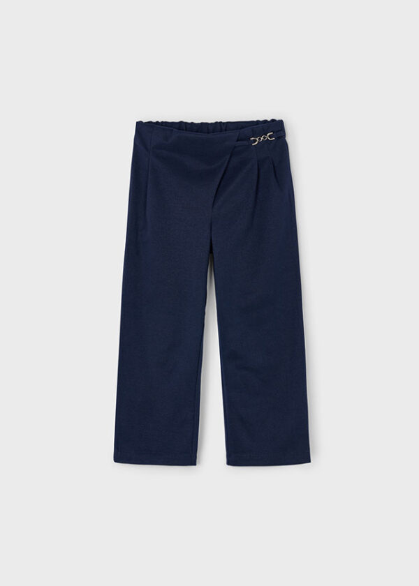 Mayoral Girls Navy Pleated Pant