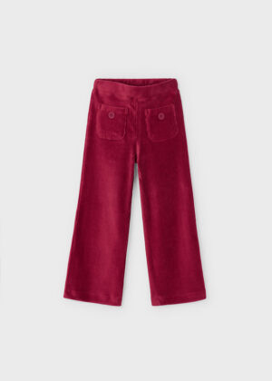 Mayoral Red Wide Cord Trousers