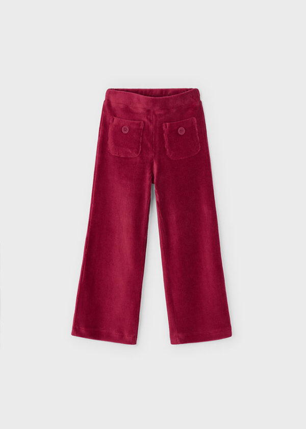 Mayoral Red Wide Cord Trousers