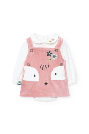 Boboli Dungaree Dress Set