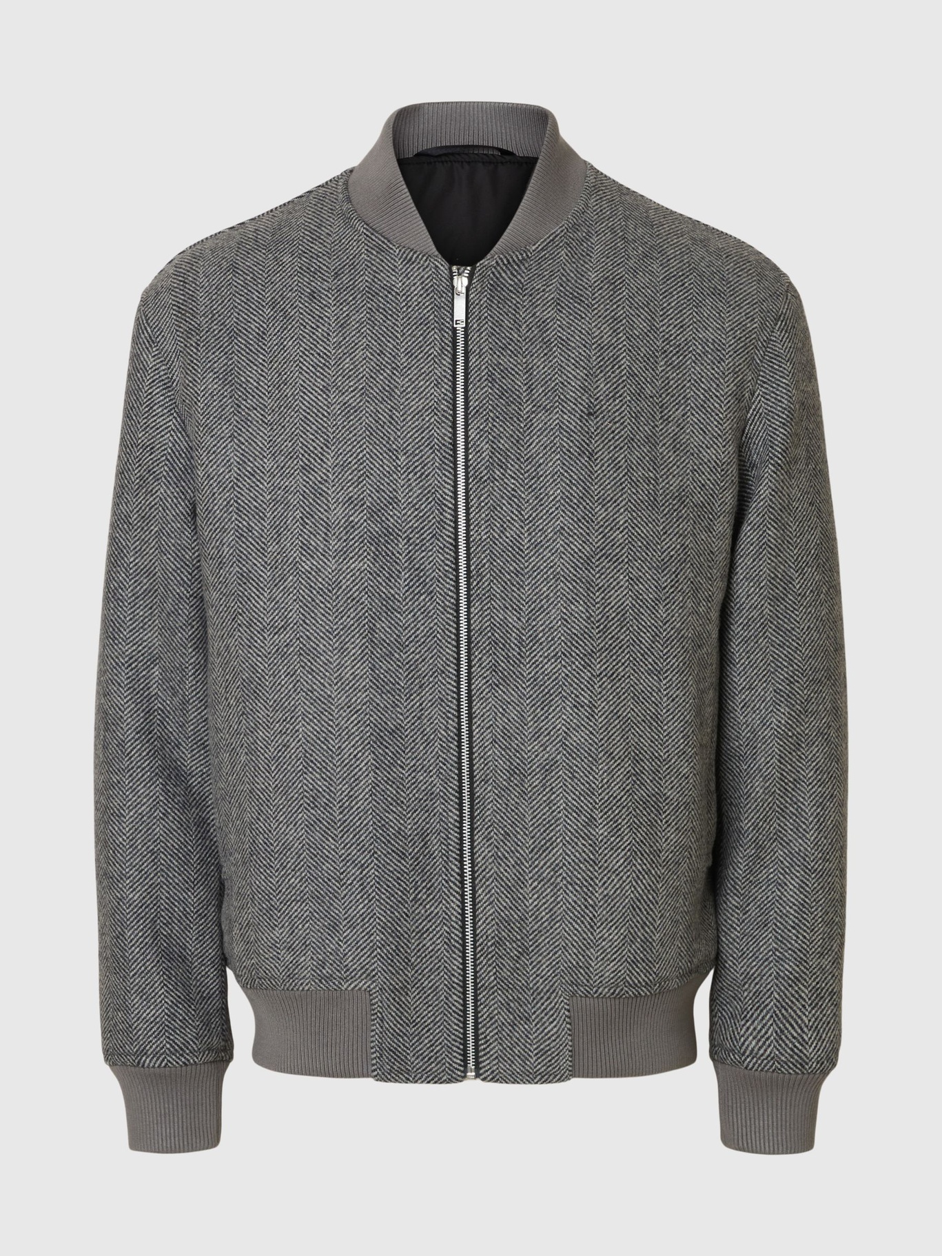 Selected Wool Blend Bomber