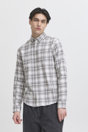 Casual Friday Anton Check Grey Shirt