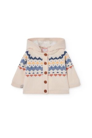 Boboli Fur Lined Cardigan