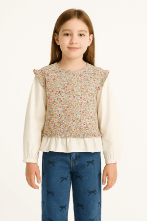 Zippy Denim Bow Jean