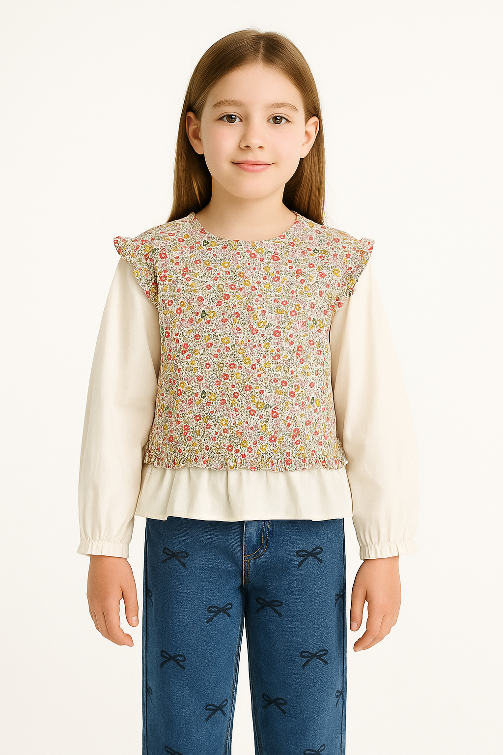 Zippy Denim Bow Jean