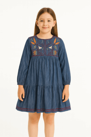 Zippy Denim Dress