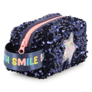 Billieblush Navy Sequin Pencil Case