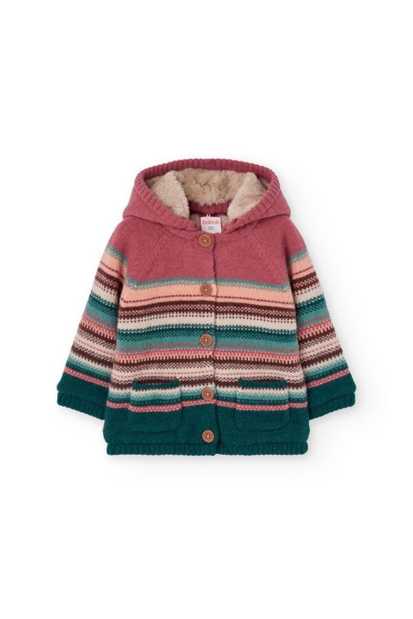 Boboli Fur Lined Cardigan