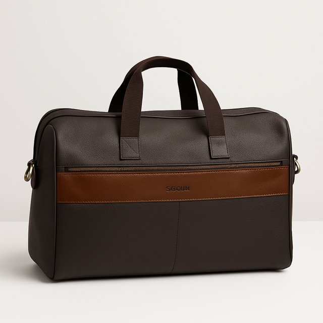 Sloane Leather Weekender Bag