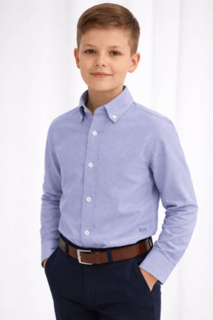 Spagnolo Boys Blue Oxford Shirt