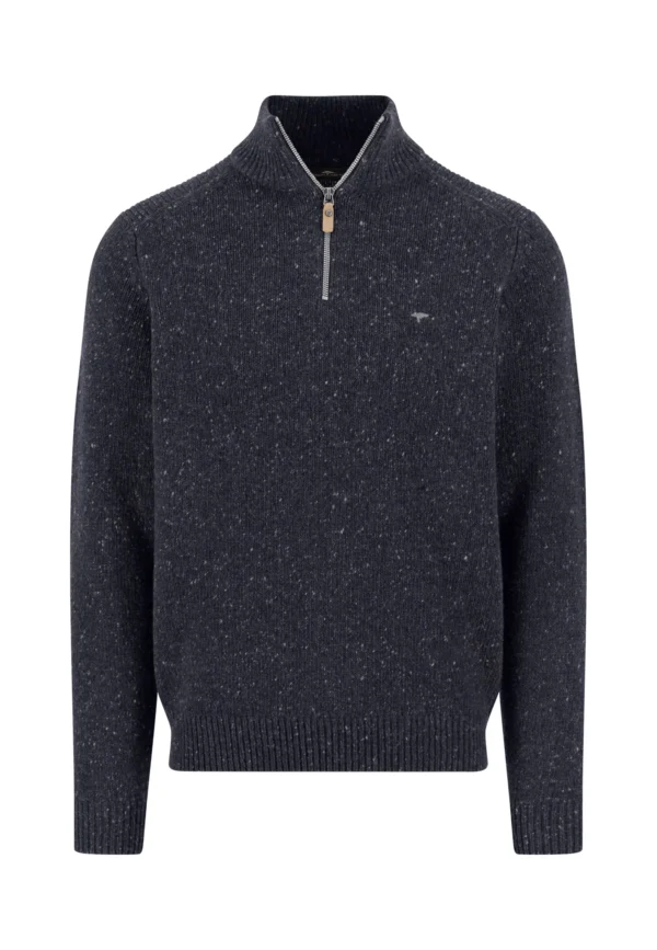 Fynch Hatton Half-Zip Knitted Jumper