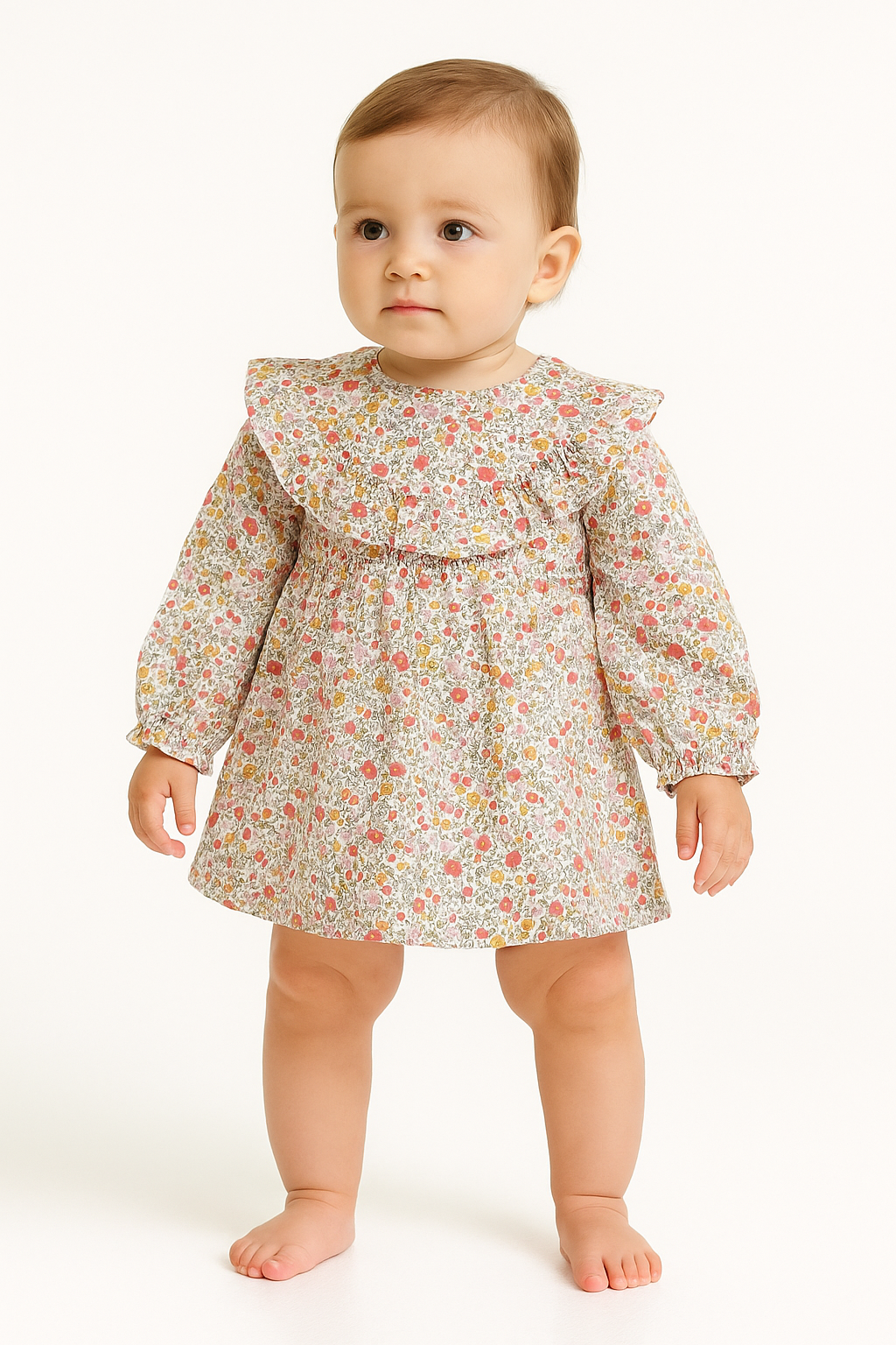Zippy Patterned Girls Dress