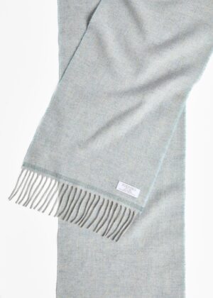 Foxford Aqua Herringbone Scarf